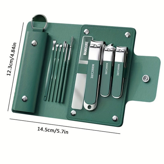 Nail Clippers Kit 10pcs Manicure Set for Travel - HazMarket