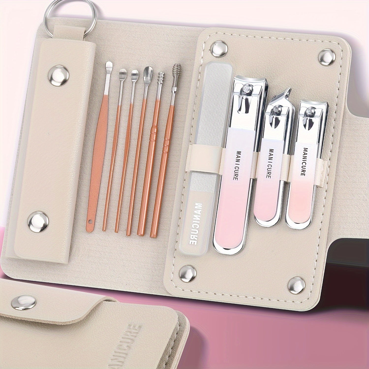 Nail Clippers Kit 10pcs Manicure Set for Travel - HazMarket