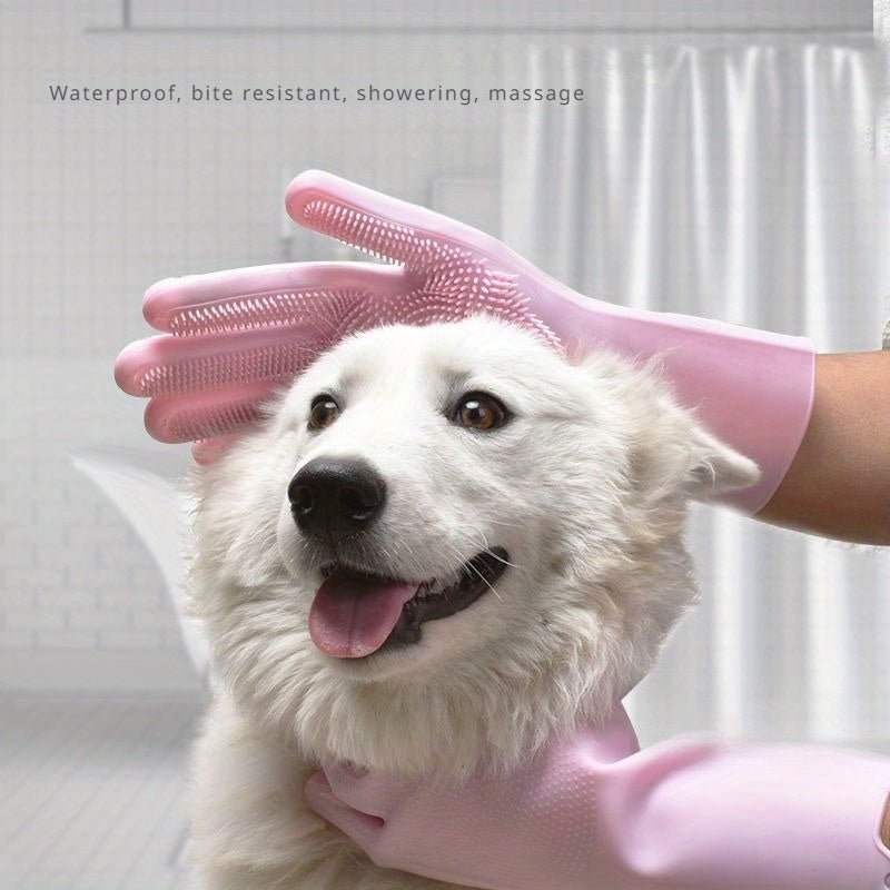 Pet Grooming Gloves For Dogs and Cats - HazMarket