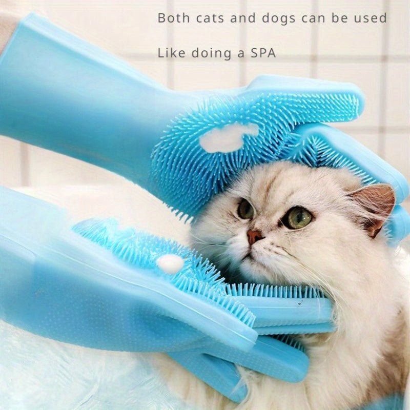 Pet Grooming Gloves For Dogs and Cats - HazMarket