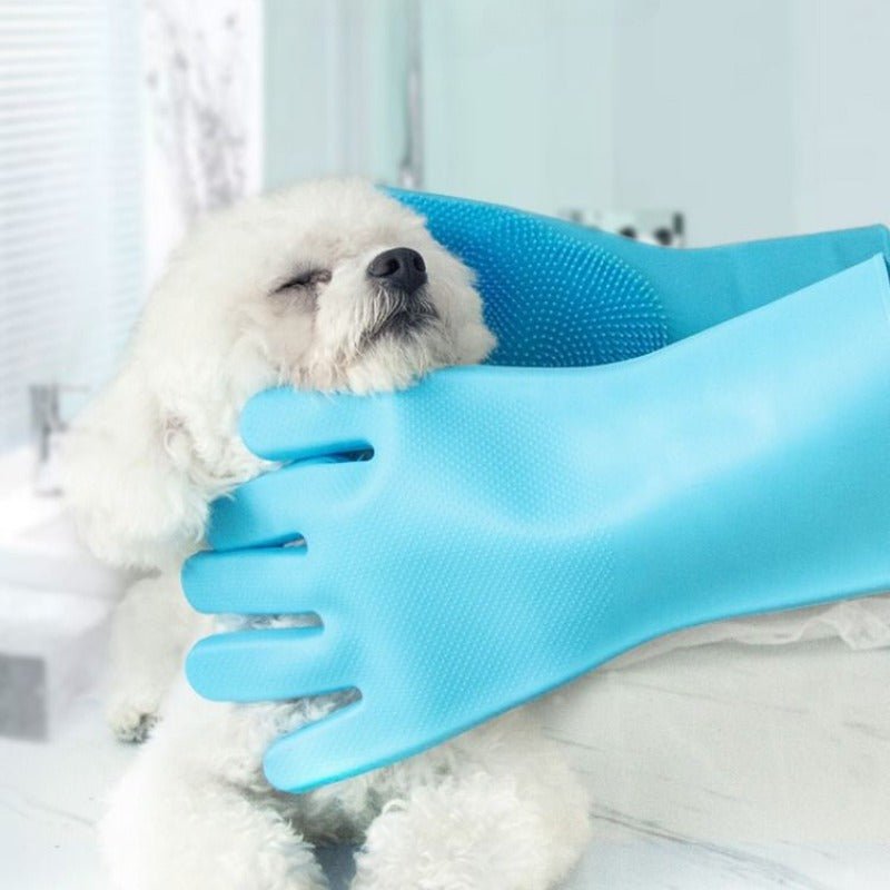 Pet Grooming Gloves For Dogs and Cats - HazMarket