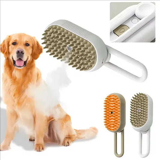 Pet Steam Brush for Cats and Dogs