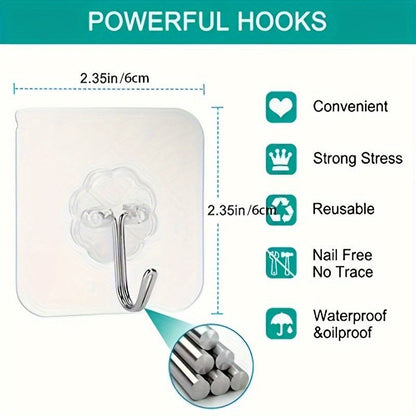 Plastic Wall Hooks - HazMarket