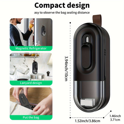 Portable 2 - in - 1 Heat Vacuum Sealer & Cutter - HazMarket
