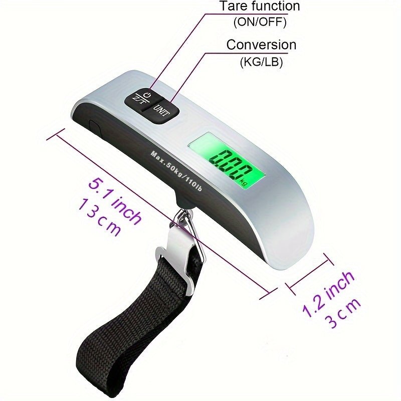 Portable Digital Luggage Weight Scale - HazMarket