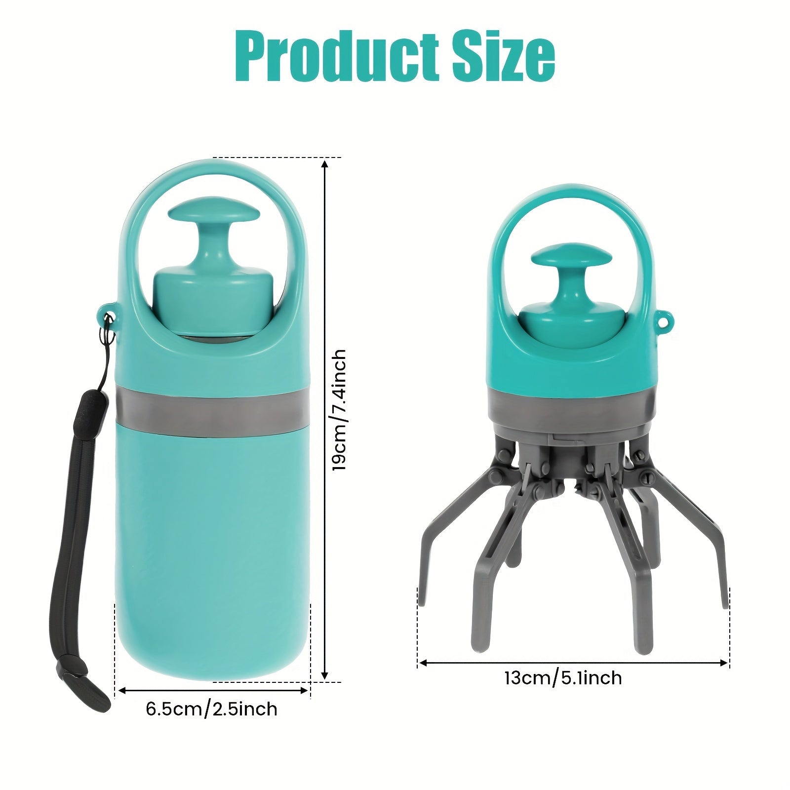 Portable Dog Poop Scooper with Waste Bag Dispenser - HazMarket