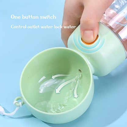 Portable Dog Water Bottle with Integrated Grain Dispenser - HazMarket
