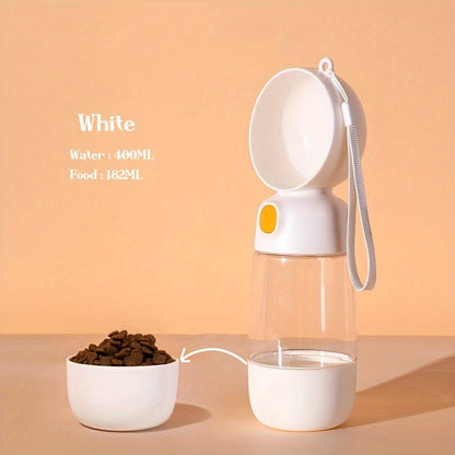 Portable Dog Water Bottle with Integrated Grain Dispenser - HazMarket