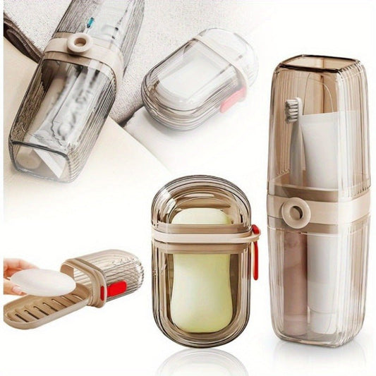 Portable Travel Soap Case and Toothbrush Holder Set - HazMarket