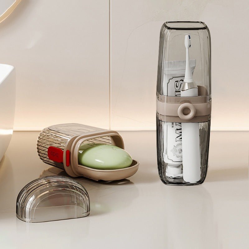 Portable Travel Soap Case and Toothbrush Holder Set - HazMarket