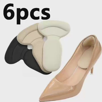6pcs Self-Adhesive Heel Cushion Insert Pads