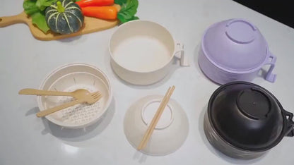 1 Set Microwave Ramen Cooker Set