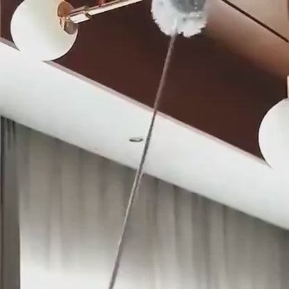 Microfiber Duster with Extension Pole Kit for High Ceilings