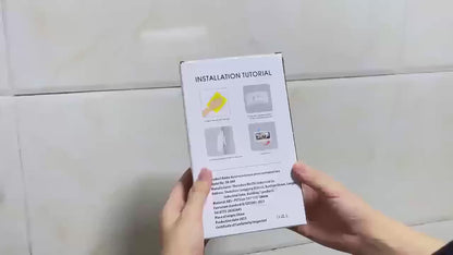 Waterproof ABS Shower Phone Holder with 360° Rotatable Touch Screen