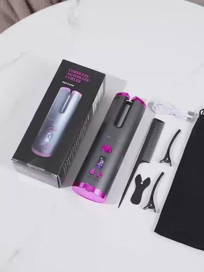 Wireless Automatic Hair Curler