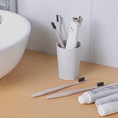 1set Modern Plastic Toothbrush Holder with Cups