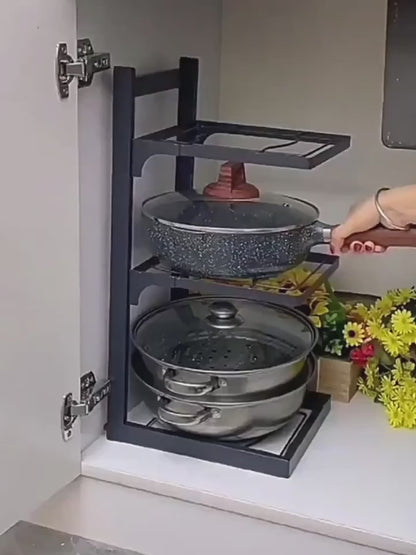 Adjustable Multi-Layer Storage Shelf