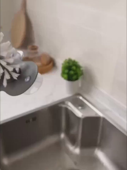 2-in-1 Manual Glass & Bottle Brush Cleaner with Suction