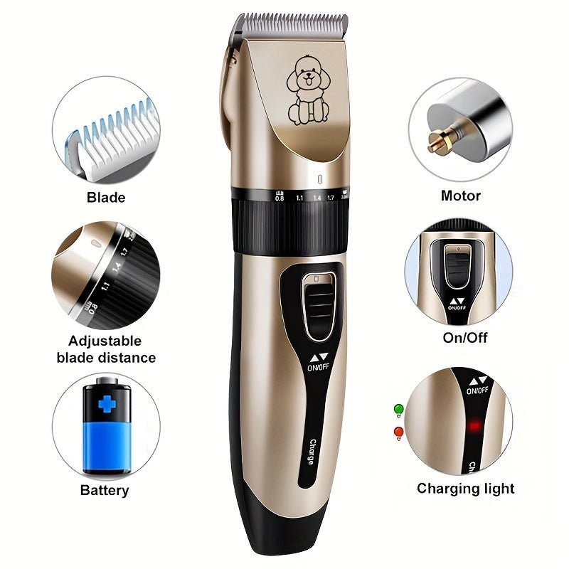 Professional Pet Electric Clipper Kit For Dogs and Cats - HazMarket