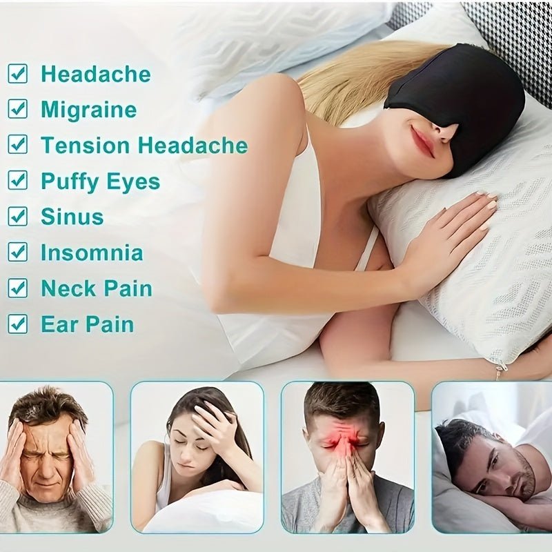 Relieve Headaches & Migraines Instantly With Hot/Cold Gel Therapy Cap - HazMarket