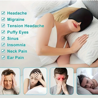 Relieve Headaches & Migraines Instantly With Hot/Cold Gel Therapy Cap - HazMarket