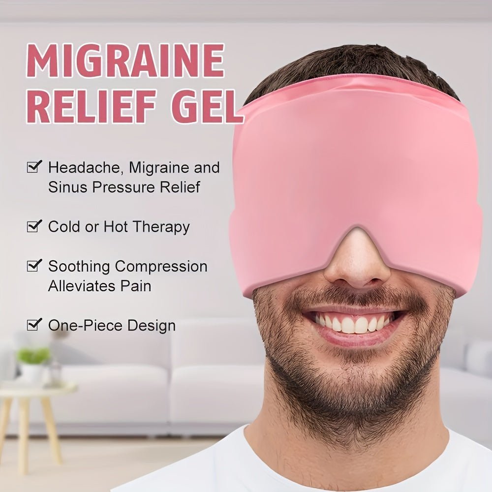 Relieve Headaches & Migraines Instantly With Hot/Cold Gel Therapy Cap - HazMarket