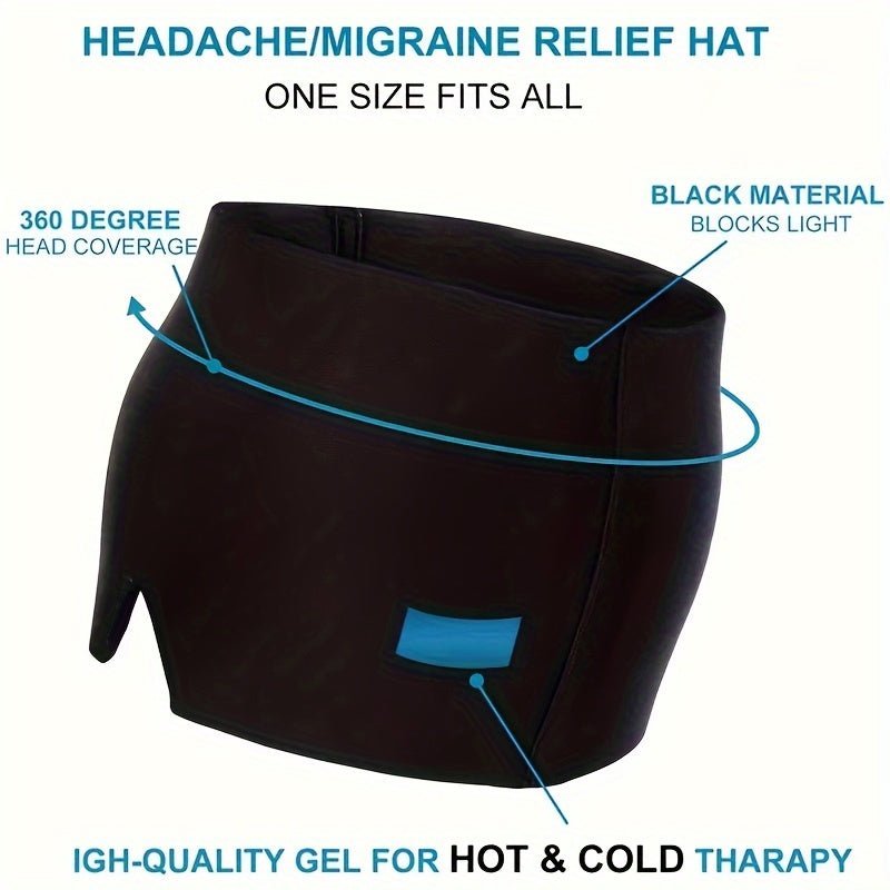 Relieve Headaches & Migraines Instantly With Hot/Cold Gel Therapy Cap - HazMarket