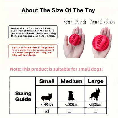 Rubber Food Ball Toy for Dogs - HazMarket