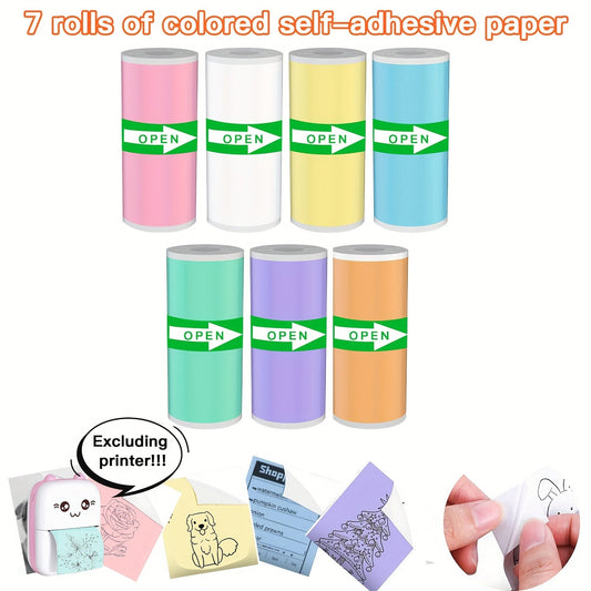 Self - Adhesive Paper Compatible with Mini Wireless Printers - HazMarket