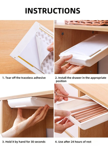 Self - Adhesive Under Desk Drawer - HazMarket