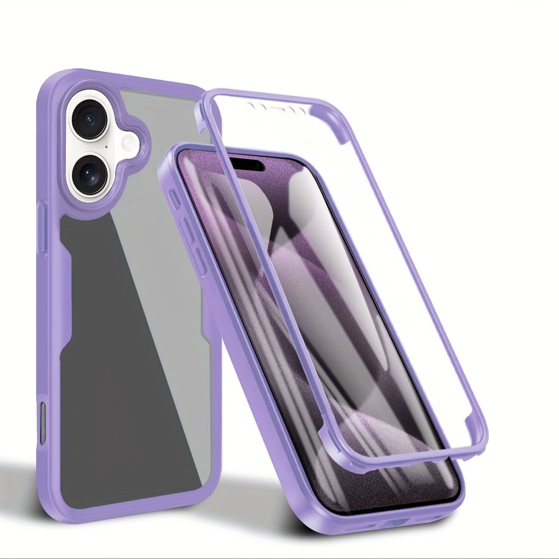 Shockproof 360° Screen Protector iPhone Case - HazMarket