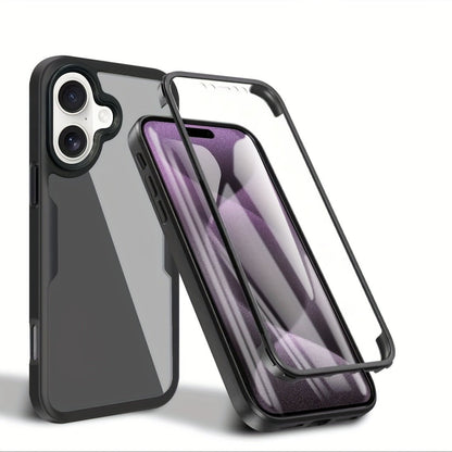 Shockproof 360° Screen Protector iPhone Case - HazMarket