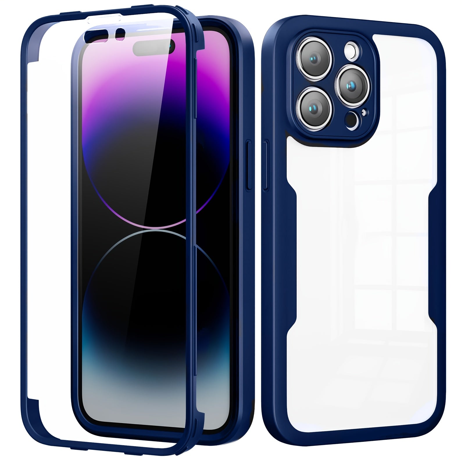 Shockproof 360° Screen Protector iPhone Case - HazMarket