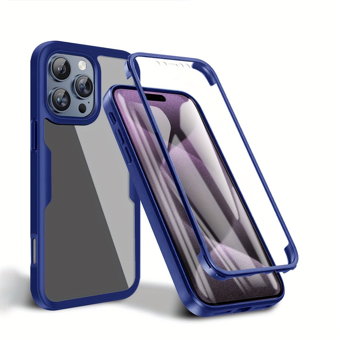 Shockproof 360° Screen Protector iPhone Case - HazMarket