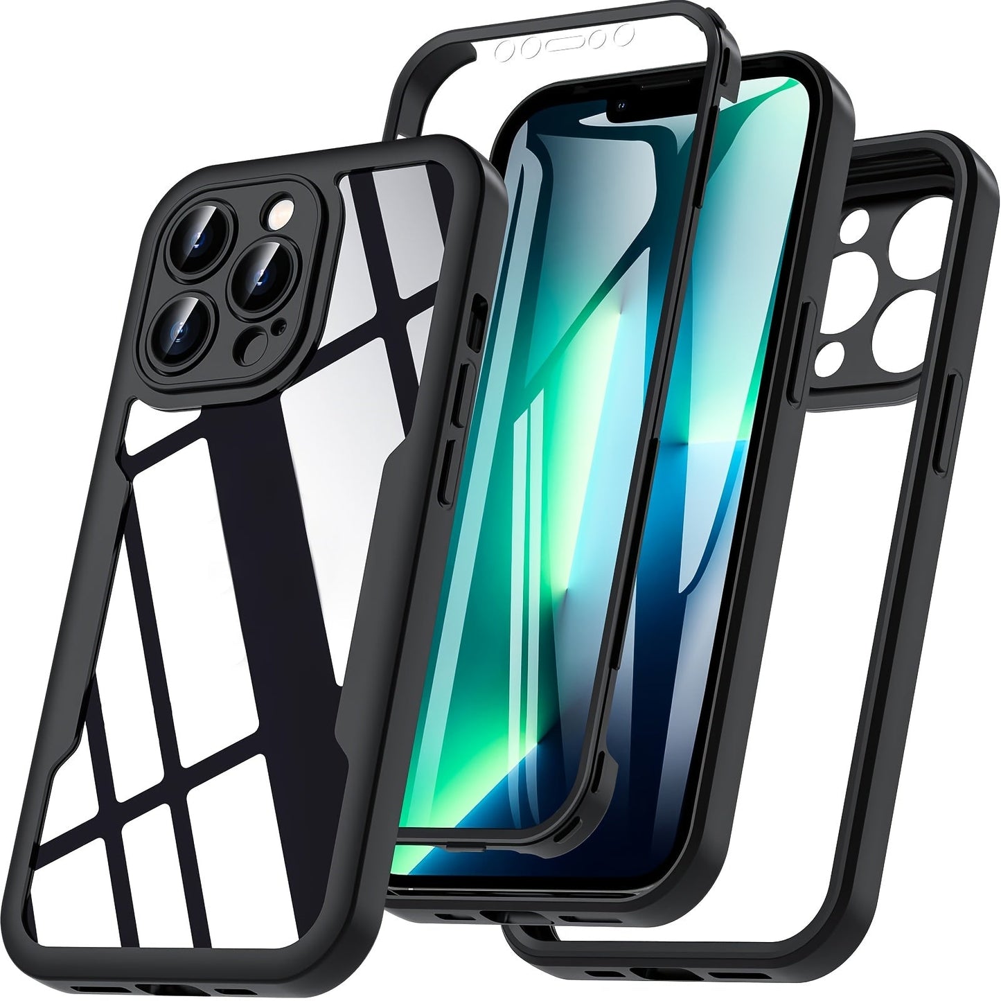 Shockproof 360° Screen Protector iPhone Case - HazMarket