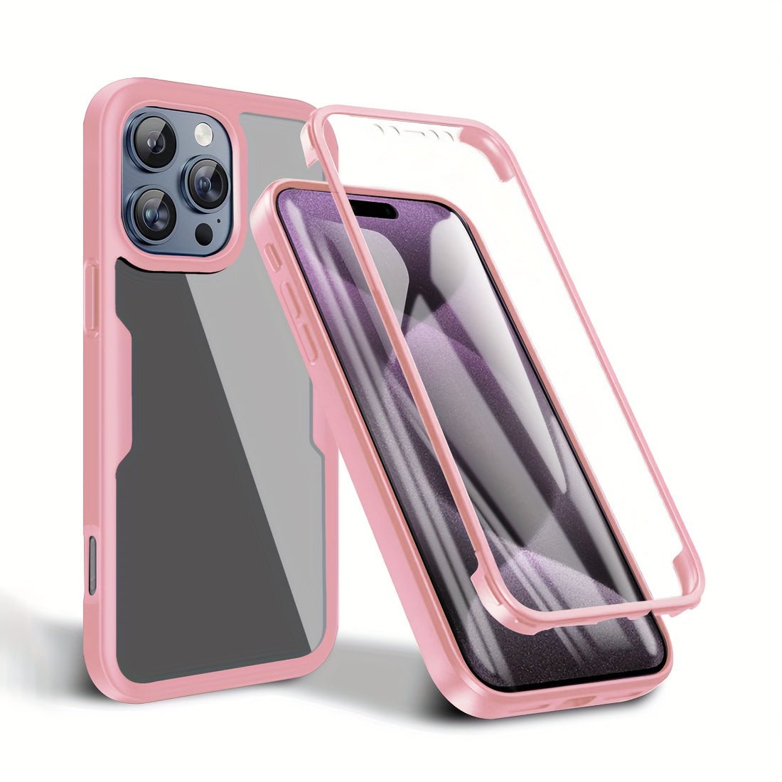 Shockproof 360° Screen Protector iPhone Case - HazMarket