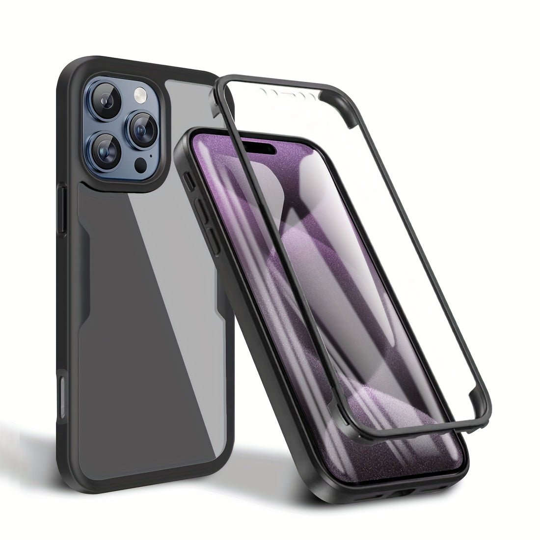 Shockproof 360° Screen Protector iPhone Case - HazMarket