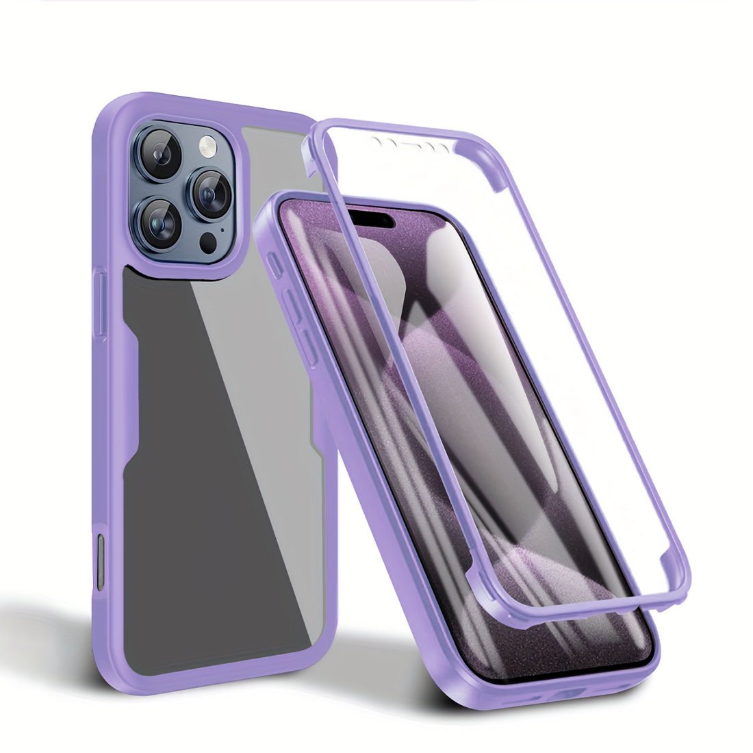 Shockproof 360° Screen Protector iPhone Case - HazMarket