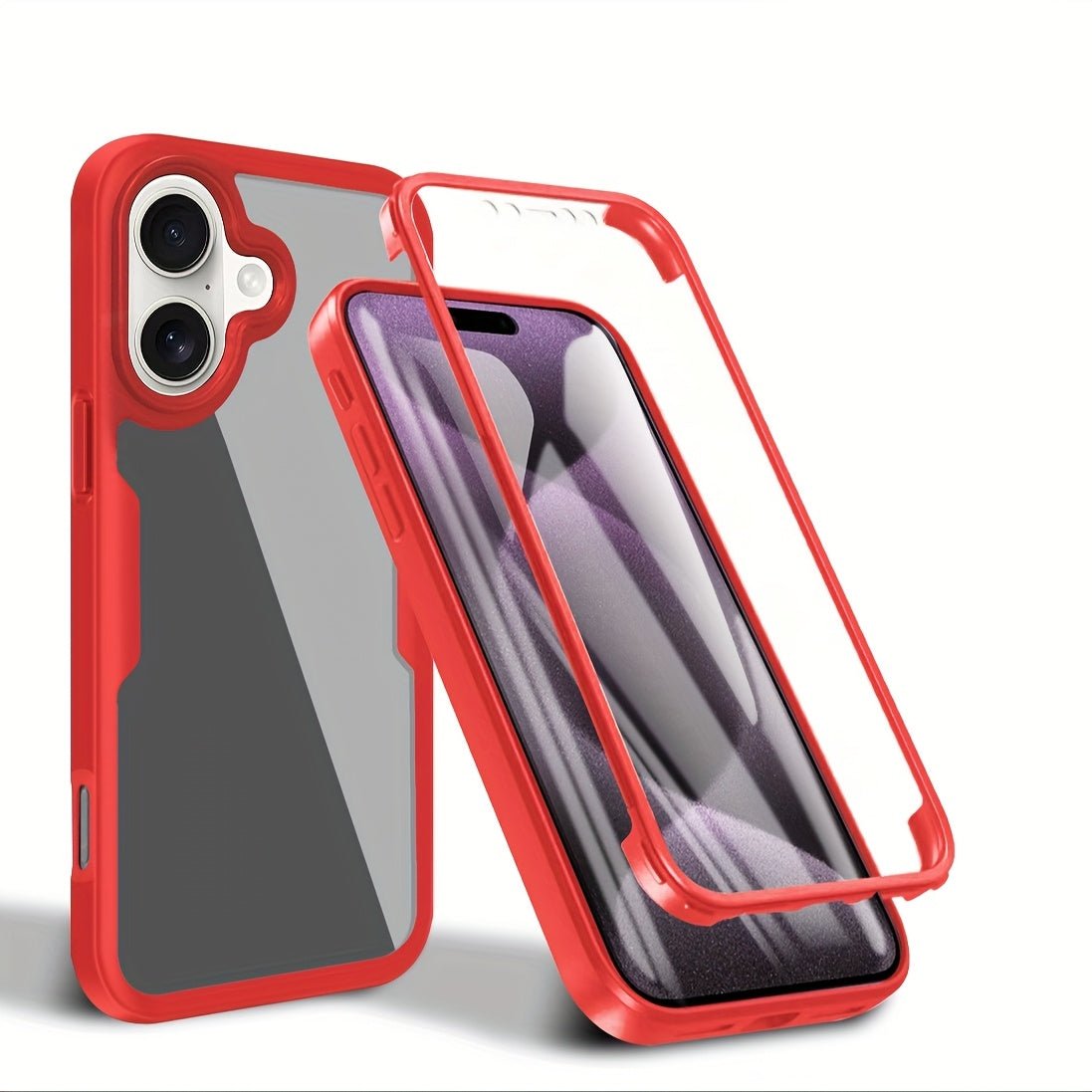 Shockproof 360° Screen Protector iPhone Case - HazMarket