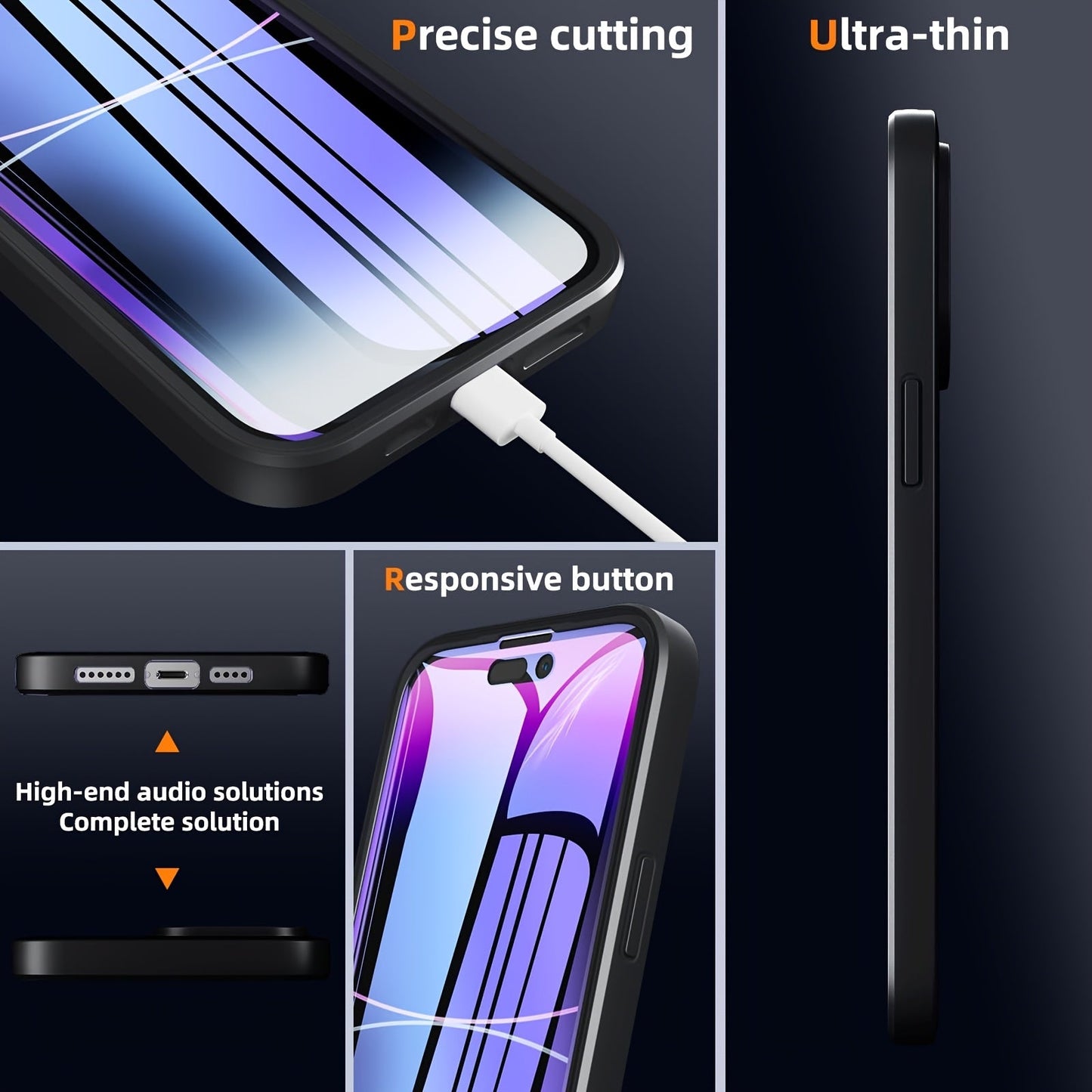 Shockproof 360° Screen Protector iPhone Case - HazMarket