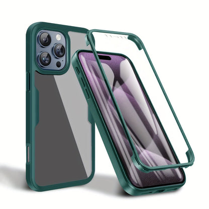 Shockproof 360° Screen Protector iPhone Case - HazMarket