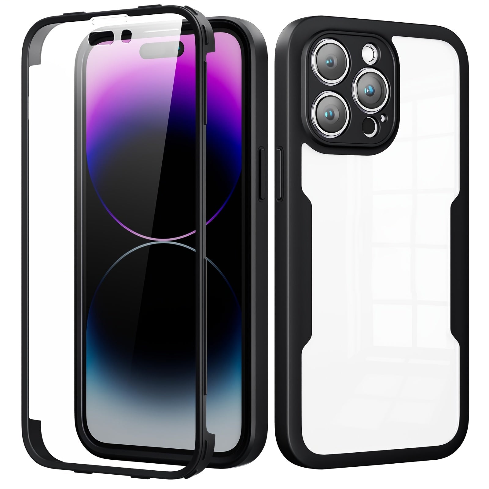 Shockproof 360° Screen Protector iPhone Case - HazMarket