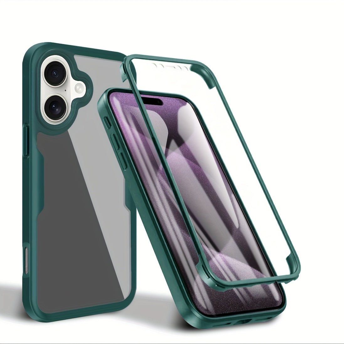 Shockproof 360° Screen Protector iPhone Case - HazMarket