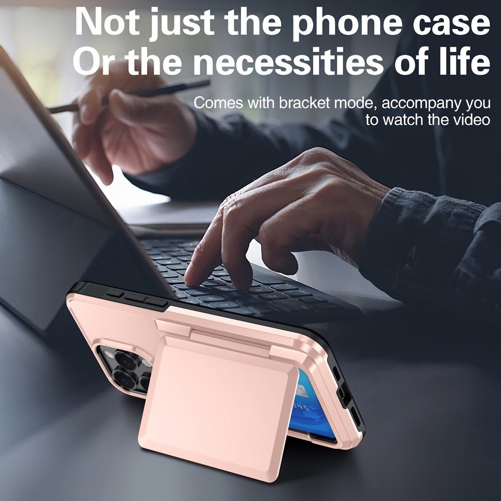Shockproof Heavy Duty Hard iPhone Case with Card Slot - HazMarket