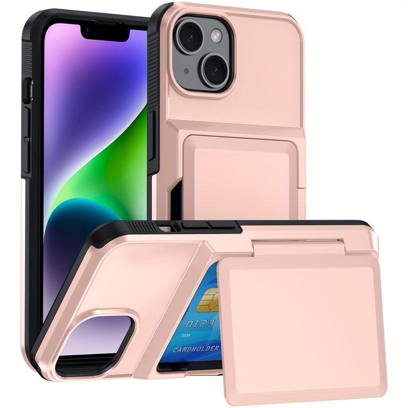 Shockproof Heavy Duty Hard iPhone Case with Card Slot - HazMarket