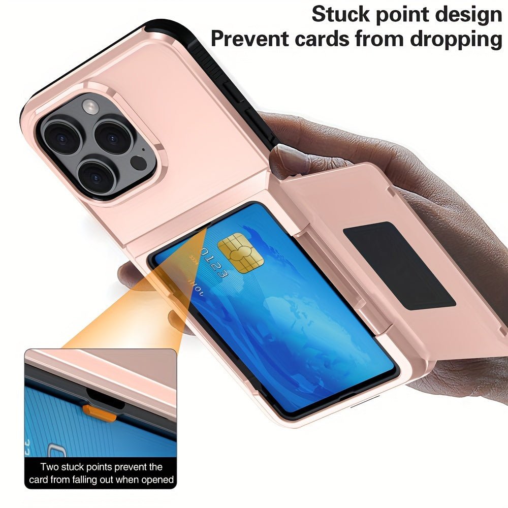 Shockproof Heavy Duty Hard iPhone Case with Card Slot - HazMarket
