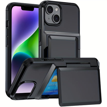 Shockproof Heavy Duty Hard iPhone Case with Card Slot - HazMarket