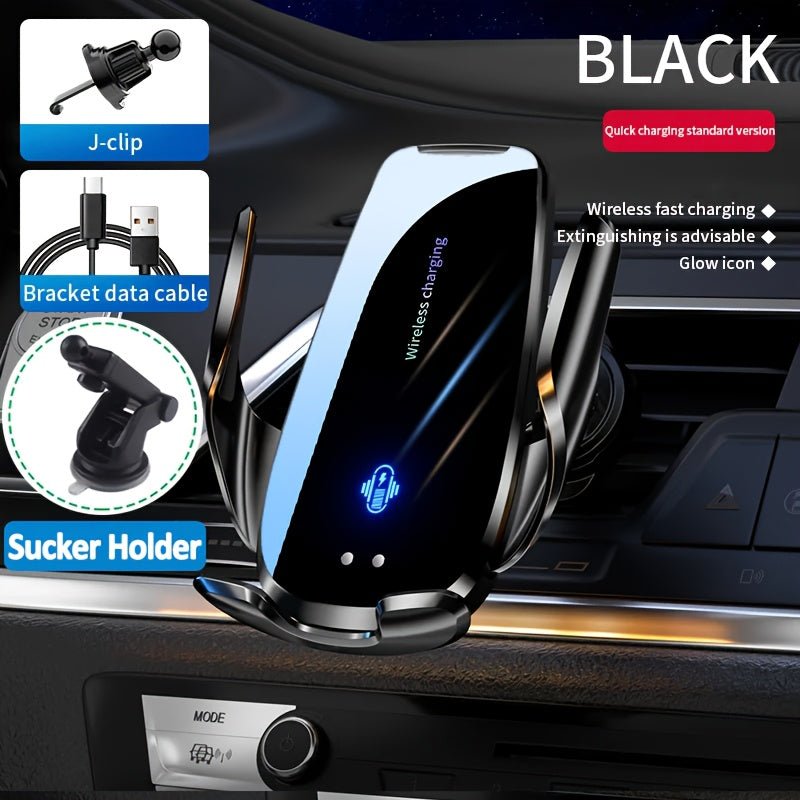 Smart Auto Wireless Car Phone Charger - HazMarket