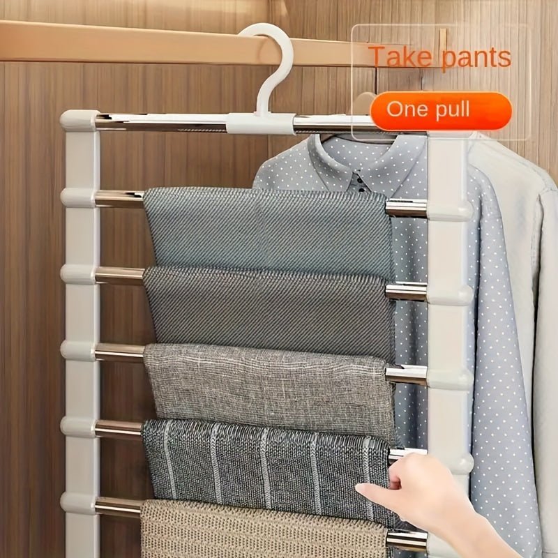 Space - Saving Foldable Pants Hanger - HazMarket