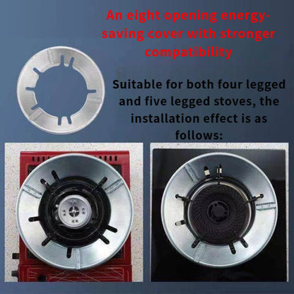Stainless Steel 8 - Hole Kitchen Gas Stove Cover - HazMarket